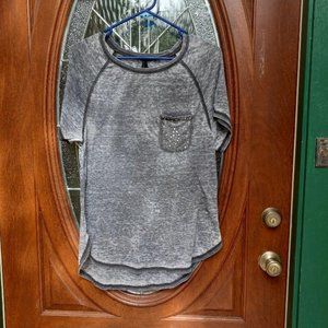 Seven7 Grey Top Size M